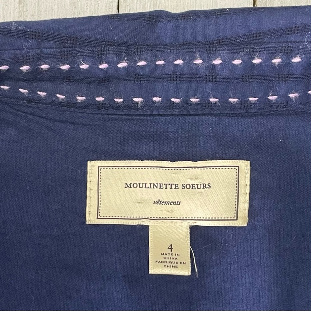 MOULINETTE SOEURS Dakota Pleated Shirt Dress - Picture 6 of 7